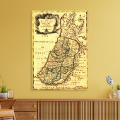 De stammen van Israël in PalestinePanoramische Kaa Canvas Afdruk (Insitu (Woonkamer))