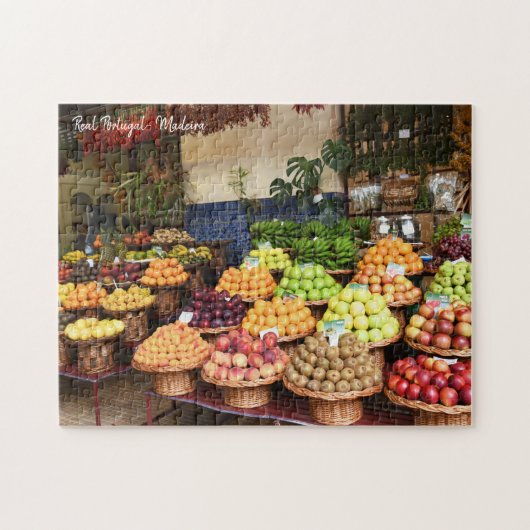 De stand "Real Portugal — Madeira Fruit" Legpuzzel (Horizontaal)