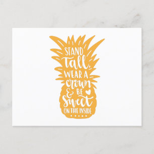 De standaard draag een kroon en is aan de binnenka briefkaart