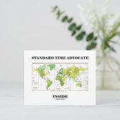 De standaard Tijd Advocate binnen (de Kaart van de (Staand voorkant)