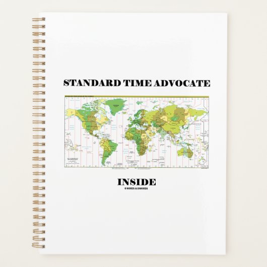 De standaard Tijd Advocate binnen de Kaart van de  Planner (Voorkant)
