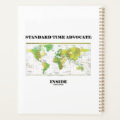 De standaard Tijd Advocate binnen de Kaart van de  Planner (Achterkant)