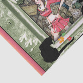 De standaard van het boek is een brandloze kaars tissuepapier (Detail)