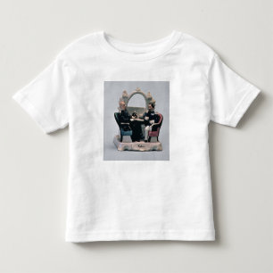 De standaard van het horloge in de stijl van een h kinder shirts