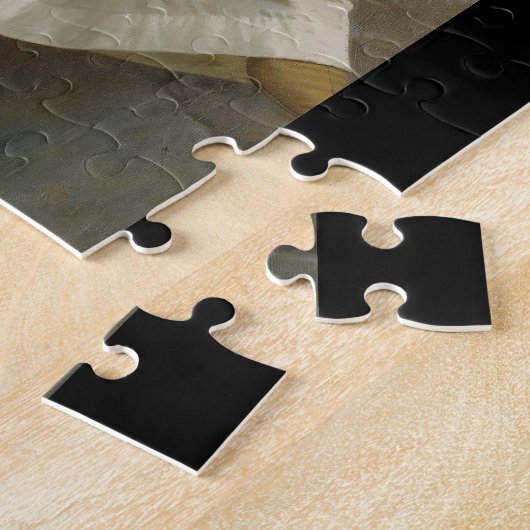 De standaard wordt getild door Edmund Leighton, c. Legpuzzel (Zijkant)