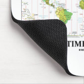 De standaardtijd is de standaard (Tijdzone-kaart) Muismat (Hoek)