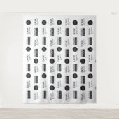 De stap van de douane en herhaalt de steunen van h wandkleed (Voorkant)