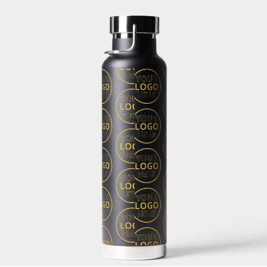 De Stap van de douane herhaalt Bedrijfs Logo Waterfles (Rechts)
