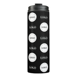 De Stap van de Logo van de douane Twee en herhaalt Thermosbeker