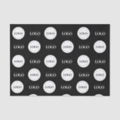 De Stap van de Logo van de douane Twee en herhaalt Tissuepapier (Voorkant)