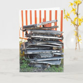 De stapel van de Groet van Radiators Kaart (Gele Bloem)