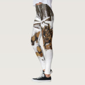 De stapel van het logboek in de Leggings van Bosse (Links)