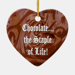 De 'Staple of Life Heart Ornament' kiezen Keramisch Ornament
