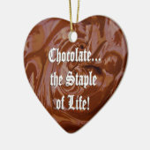 De 'Staple of Life Heart Ornament' kiezen Keramisch Ornament (Links)