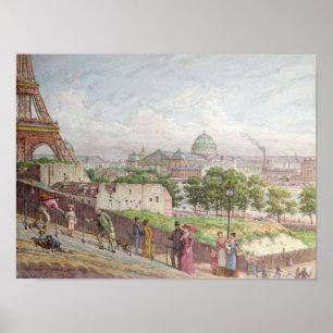 De Stappen aan de Rue Alboni, 1897 Poster