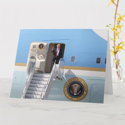 De Stappen van de Troef van het president van Air Kaart (Gele Bloem)