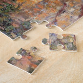 De stappen vormen een monet Fine Art Legpuzzel (Zijkant)