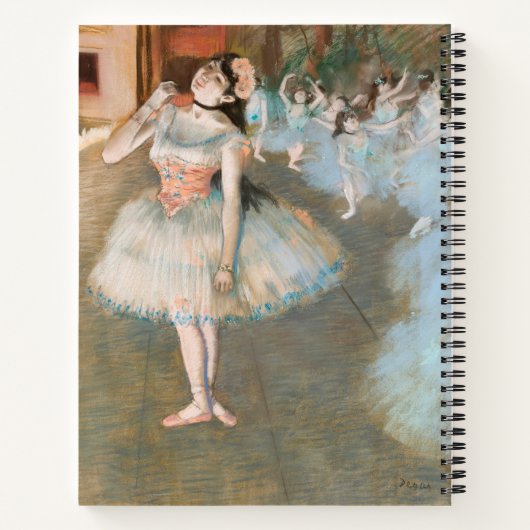 De Star Ballerina Notitieboek (Achterkant)