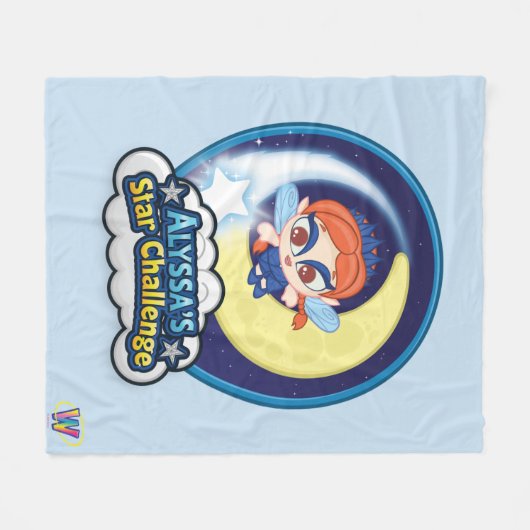 De Star Challenge van Alyssa Fleece Deken (Voorkant (Horizontaal))