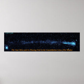 De Star Mira met stromende staart Poster