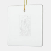 De Star Tarot Card Halloween Mermaid Gothic Witch Keramisch Ornament (Links)