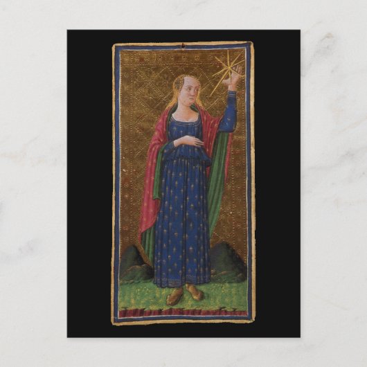 De Star Tarot-kaart Briefkaart (Voorkant)