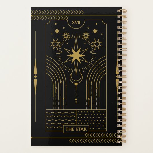 De Star tarot-kaart, Celestial Planner (Achterkant)