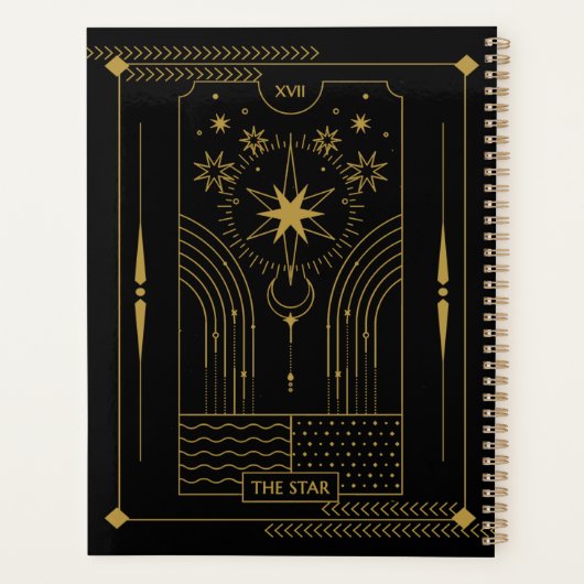 De Star tarot-kaart, Celestial Planner (Achterkant)