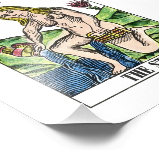 De Star Tarot-Kaart Foto Afdruk (Hoek)