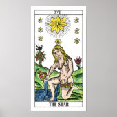 De Star Tarot-Kaart Poster (Voorkant)