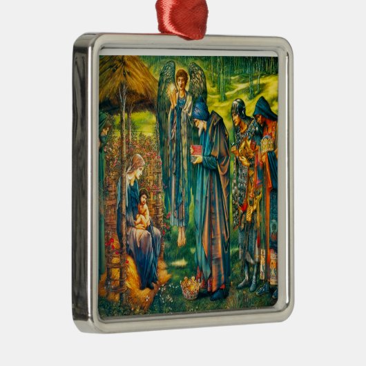 De Star van Bethlehem Premium Square Ornament (Rechts)