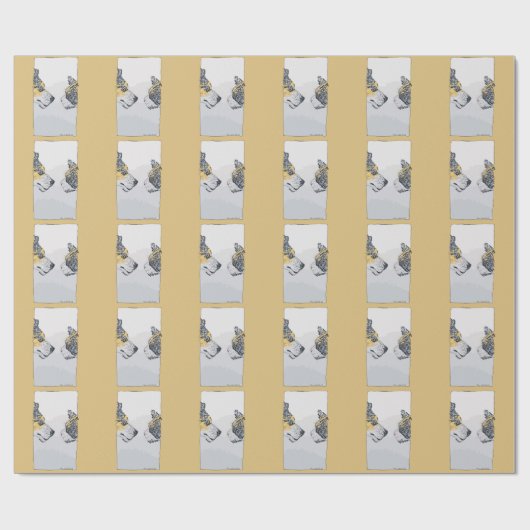 De Starende Blik Cadeaupapier (Vlak)