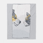 De Starende Blik Fleece Deken (Voorkant)