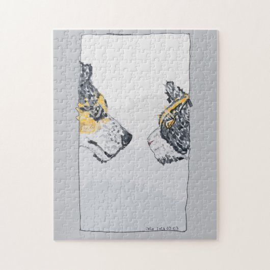 De Starende Blik Legpuzzel (Verticaal)