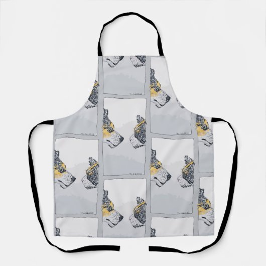 De Starende Blik Schort (Voorkant)