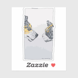 De Starende Blik Sticker