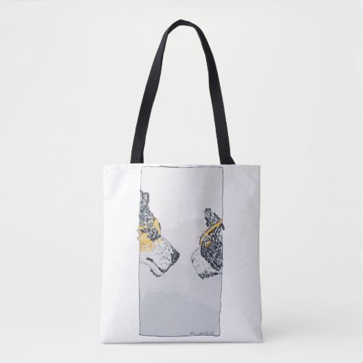 De Starende Blik Tote Bag (Voorkant)