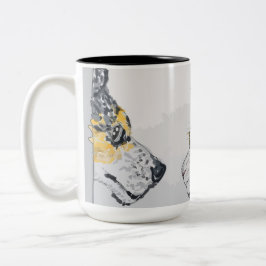 De Starende Blik Tweekleurige Koffiemok