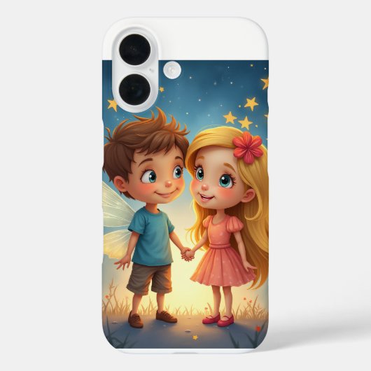 De Starlight Fairy iPhone 16 Hoesjes (Achterkant)