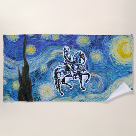 De Starry Knight Strandlaken (Voorkant)