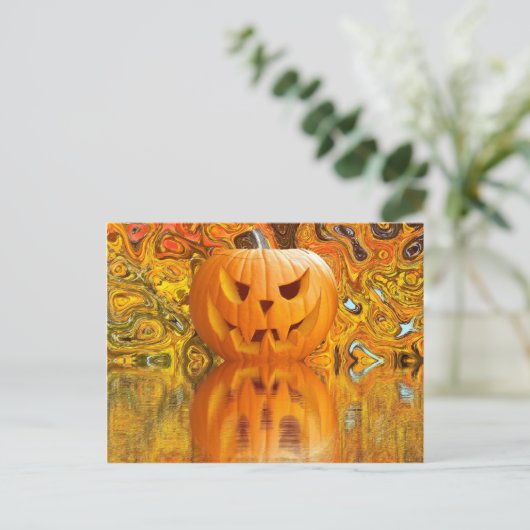 De Starry Pumpkin Briefkaart (Staand voorkant)