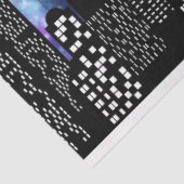 De Starry Skyline serie Design 11 Tissuepapier (Detail)