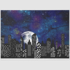 De Starry Skyline serie Design 9 Tissuepapier