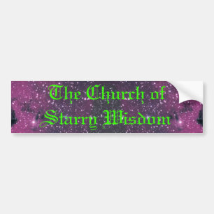 De Starry Wisdom Bumpersticker