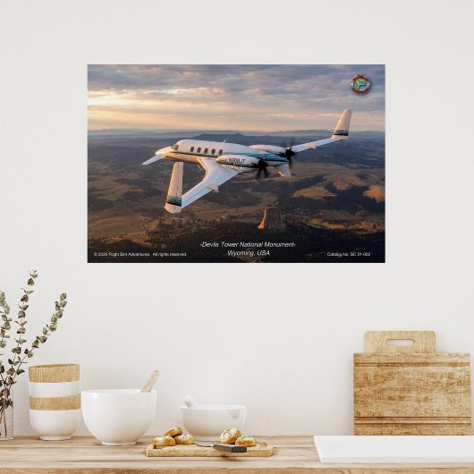 De Starship Chronicles Devils Tower Print (Keuken)