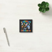 De start in de kleuterklas, terug naar school post-it® notes (Kantoor)