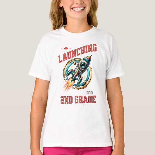 De start in het 2e leerjaar - Terug naar school T-shirt (Voorkant)