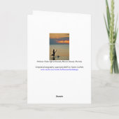 De Start van de pelikaan/de OceaanVerjaardag van Kaart (Achterkant)