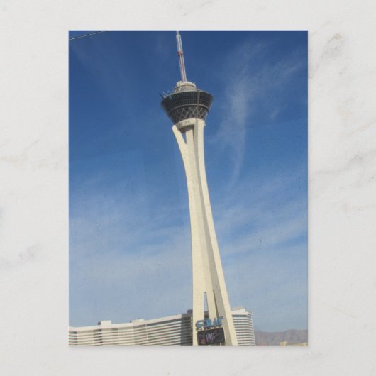 De start van Las Vegas Briefkaart (Voorkant)