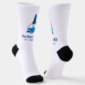 De Startup Kit Raket Logo Crew Soks Sokken (Gebogen)